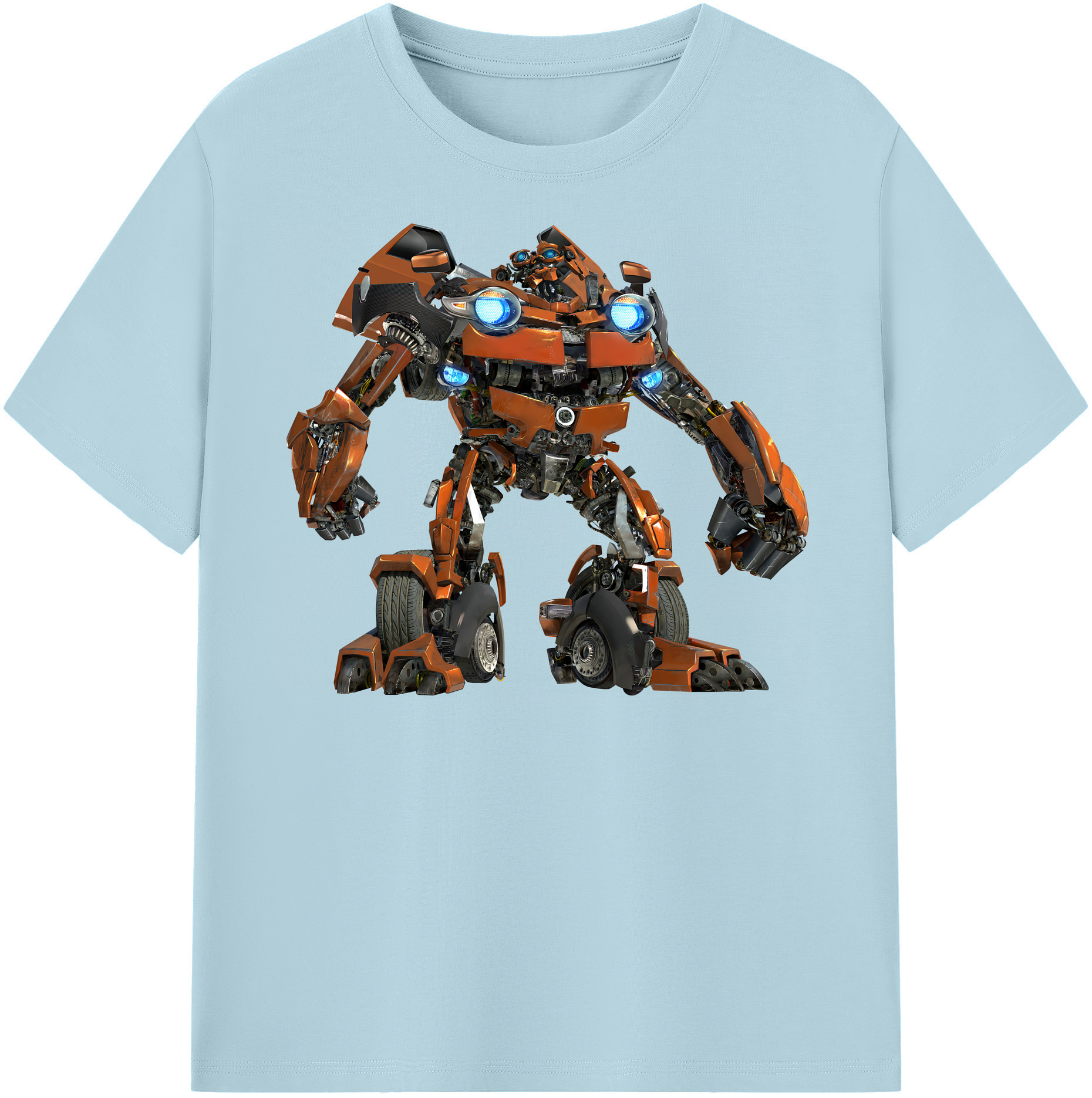 （画像用） Transformers トランスフォーマー 綿100％半袖Tシャツ（フロントプリント）